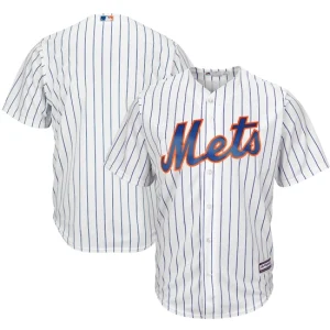 Mens New York Mets Majestic White Home Cool Base Jersey