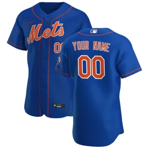 Mens New York Mets Nike Royal Alternate Custom Jersey