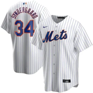 Mens New York Mets Noah Syndergaard Nike White Home Player Name Jersey