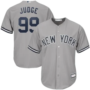 Mens New York Yankees Aaron Judge Gray Big & Tall Player Jersey