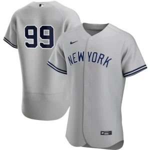 Mens New York Yankees Aaron Judge Nike Gray Road Player Jersey