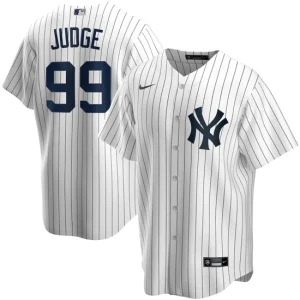 Mens New York Yankees Aaron Judge Nike White Home Player Name Jersey