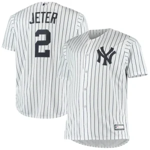 Mens New York Yankees Derek Jeter White Big & Tall Player Jersey