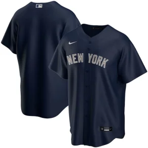 Mens New York Yankees Nike Navy Alternate Team Jersey 1