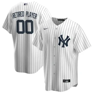 Mens New York Yankees Nike White Home Pick-A-Player Retired Roster Jersey 1