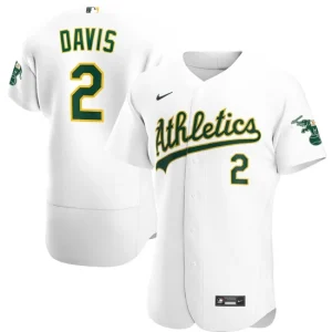 Mens Oakland Athletics Khris Davis Nike White Home Player Jersey