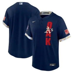 Mens Oakland Athletics Nike Navy 2021 MLB All-Star Game Jersey