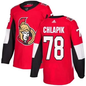 Mens Ottawa Senators Filip Chlapik 78 Authentic Red Home