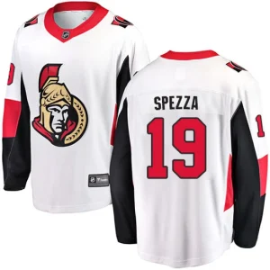 Mens Ottawa Senators Jason Spezza 19 Breakaway White Fanatics Branded Away