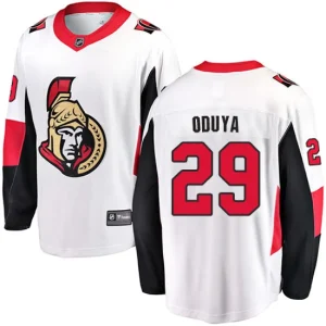 Mens Ottawa Senators Johnny Oduya 29 Breakaway White Fanatics Branded Away