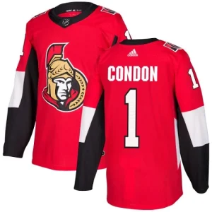 Mens Ottawa Senators Mike Condon 1 Authentic Red Home