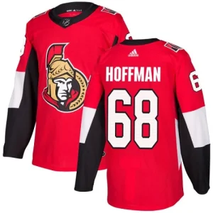 Mens Ottawa Senators Mike Hoffman 68 Authentic Red Home