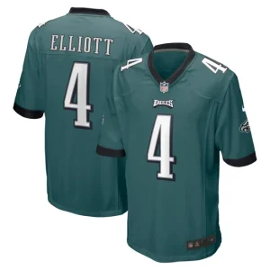 Mens Philadelphia Eagles Jake Elliott Nike Midnight Green Game Jersey