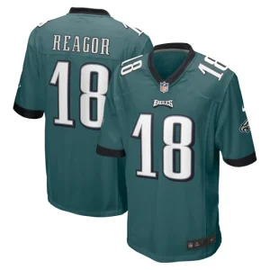 Mens Philadelphia Eagles Jalen Reagor Nike Midnight Green Game Jersey