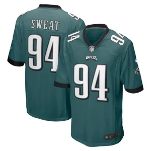 Mens Philadelphia Eagles Josh Sweat Nike Midnight Green Game Jersey