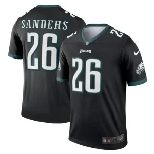 Mens Philadelphia Eagles Miles Sanders Nike Black Legend Jersey