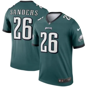 Mens Philadelphia Eagles Miles Sanders Nike Midnight Green Legend Jersey