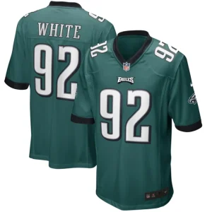 Mens Philadelphia Eagles Reggie White Nike Midnight Green Game Retired Player Jersey