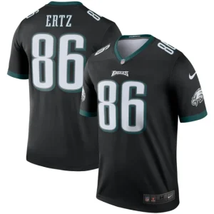 Mens Philadelphia Eagles Zach Ertz Nike Black Legend Player Jersey