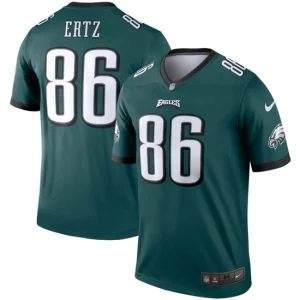 Mens Philadelphia Eagles Zach Ertz Nike Midnight Green Legend Player Jersey