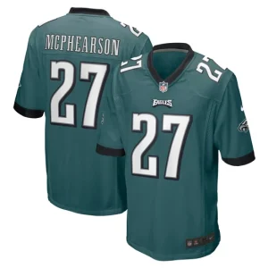 Mens Philadelphia Eagles Zech McPhearson Nike Midnight Green Game Jersey