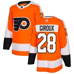 Mens Philadelphia Flyers Claude Giroux 28 Authentic Orange Home