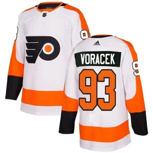 Mens Philadelphia Flyers Jakub Voracek 93 Authentic White Away