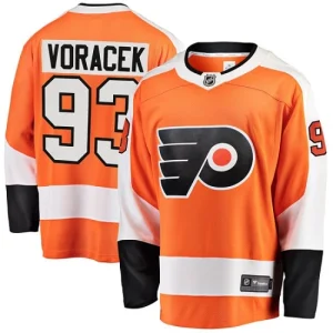 Mens Philadelphia Flyers Jakub Voracek 93 Breakaway Orange Fanatics Branded Home