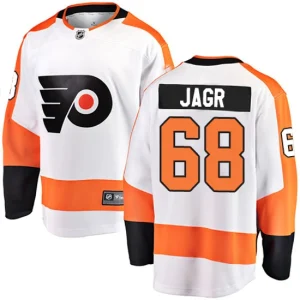 Mens Philadelphia Flyers Jaromir Jagr 68 Breakaway White Fanatics Branded Away