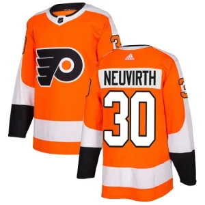 Mens Philadelphia Flyers Michal Neuvirth 30 Authentic Orange Home