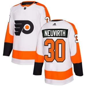 Mens Philadelphia Flyers Michal Neuvirth 30 Authentic White Away