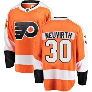 Mens Philadelphia Flyers Michal Neuvirth 30 Breakaway Orange Fanatics Branded Home