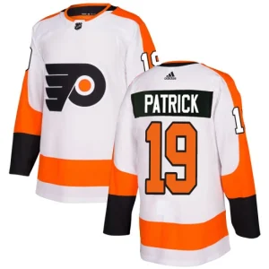 Mens Philadelphia Flyers Nolan Patrick 19 Authentic White Away