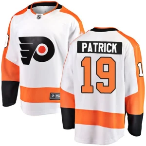 Mens Philadelphia Flyers Nolan Patrick 19 Breakaway White Fanatics Branded Away