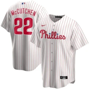 Mens Philadelphia Phillies Andrew McCutchen Nike White Home Player Name Jersey