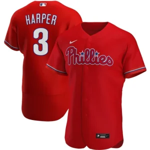 Mens Philadelphia Phillies Bryce Harper Nike Red Alternate Player Jersey