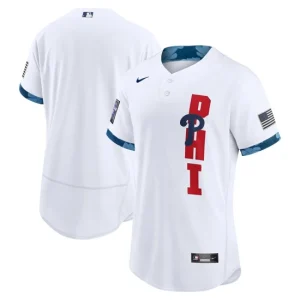 Mens Philadelphia Phillies Nike White 2021 MLB All-Star Game Jersey