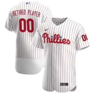 Mens Philadelphia Phillies Nike White Home Pick-A-Player Retired Roster Jersey