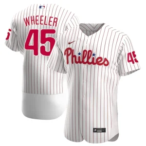 Mens Philadelphia Phillies Zack Wheeler Nike White Home Player Jersey