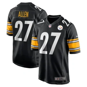 Mens Pittsburgh Steelers Marcus Allen Nike Black Game Jersey