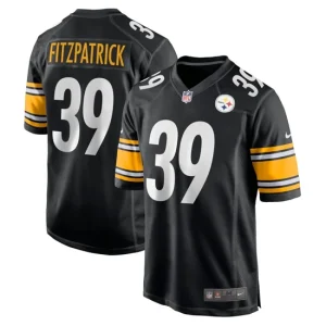 Mens Pittsburgh Steelers Minkah Fitzpatrick Nike Black Game Team Jersey