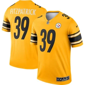 Mens Pittsburgh Steelers Minkah Fitzpatrick Nike Gold Inverted Legend Jersey