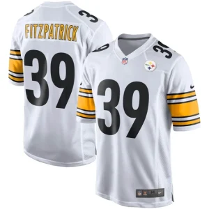 Mens Pittsburgh Steelers Minkah Fitzpatrick Nike White Player Game Jersey