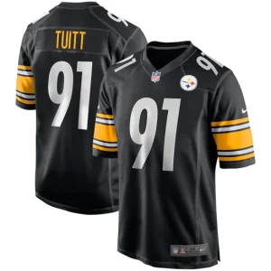 Mens Pittsburgh Steelers Stephon Tuitt Nike Black Game Jersey