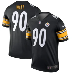 Mens Pittsburgh Steelers T.J. Watt Nike Black Legend Jersey