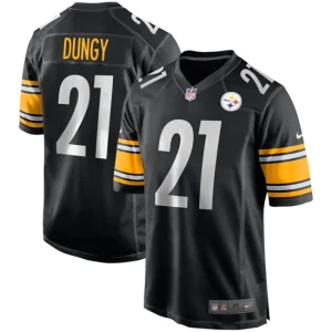 Mens Pittsburgh Steelers Tony Dungy Nike Black Game Retired Player Jersey