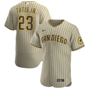 Mens San Diego Padres Fernando Tatís Jr. Nike Tan Brown Alternate Player Jersey