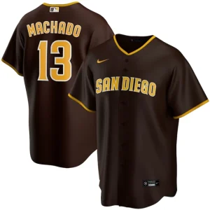 Mens San Diego Padres Manny Machado Nike Brown Alternate Player Jersey