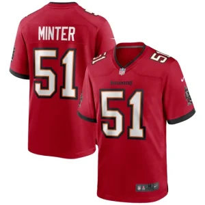 Mens Tampa Bay Buccaneers Kevin Minter Nike Red Game Jersey