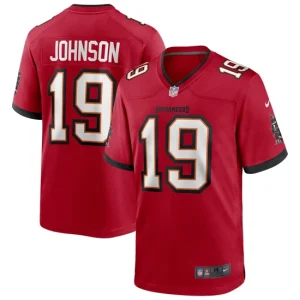 Mens Tampa Bay Buccaneers Keyshawn Johnson Nike Red Game Retired Player Jersey